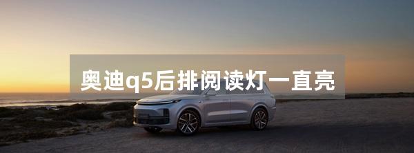 奥迪q5后排阅读灯一直亮