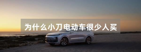 为什么小刀电动车很少人买