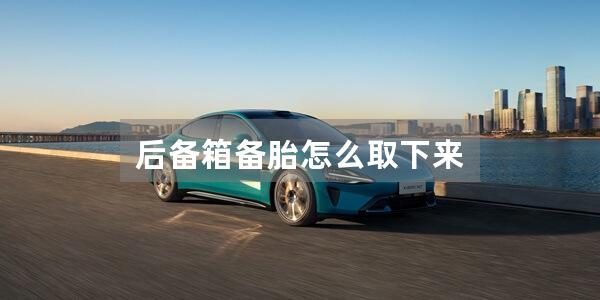 后备箱备胎怎么取下来