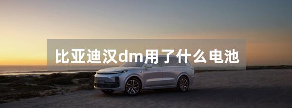 比亚迪汉dm用了什么电池