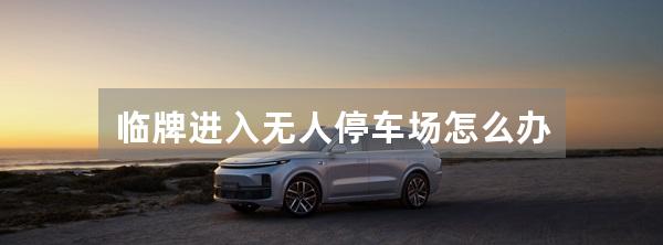 临牌进入无人停车场怎么办