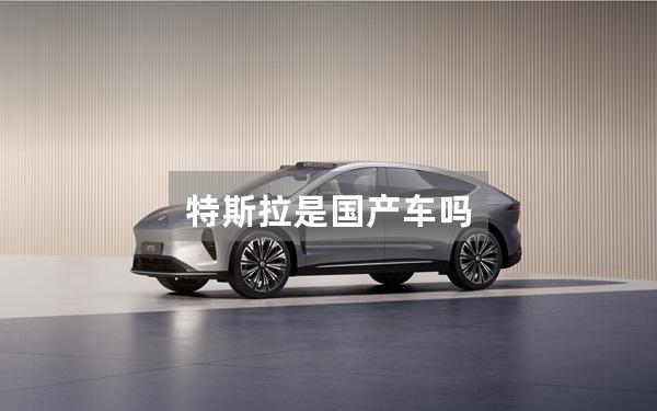 特斯拉是国产车吗