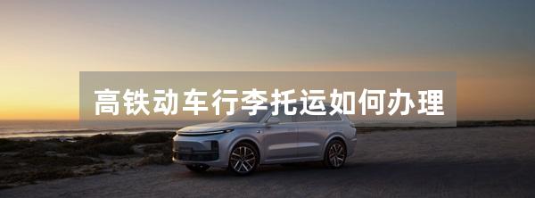 高铁动车行李托运如何办理